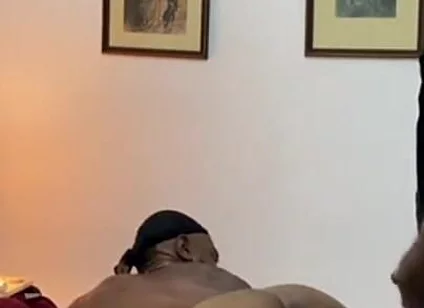 The Security Guard Went to Get Coffee in the Apartment and Ended up Spilling Milk.