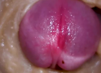 Extreme Close up! Injecting a Large Dose of Sperm Pussy Toy Camera 4K