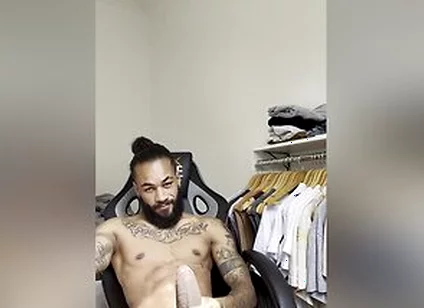 Andy Rodrigues - Hot Tattoed Brazilian Jerk Off Big Black Cock