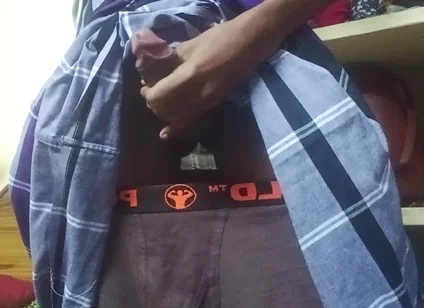 Desi Teen Boy Cumshot and Jerk off in Home.