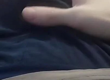 Guy in Panties Massages His