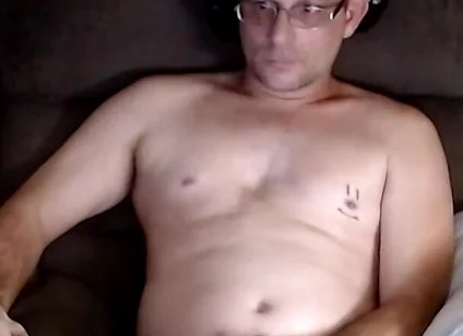Dubesnackes Sitting at His Computer Watching Some Porn on the Computer. so Come Watch Him Play with His Fat Juicy Cock.