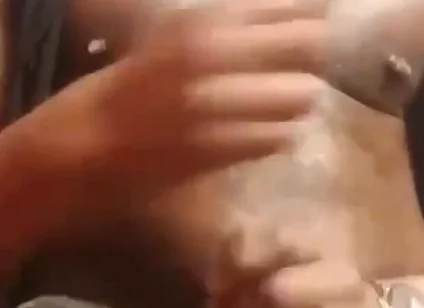Black Muscle Prolonged Tit Play Wank & Cum Session.
