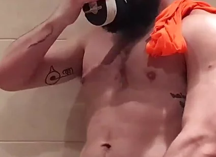 Stepdaddy Loves to Sniff Himself After His Training.