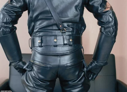 Leather Uniform Close up [alternate Take]