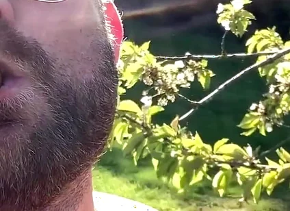 Smoking My Cigar Outdoors in the Summer Heat