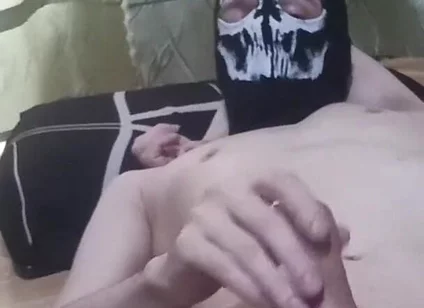 The Guy in the Mask Put on an Oil Show