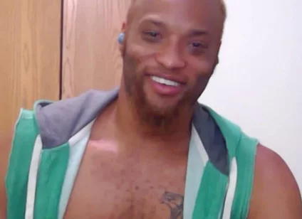 Jerking off in My Green Vest for a Friend