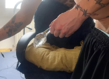 Glasplug in My Ass