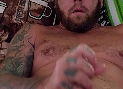 Bear Daddy Taking Care of Himself While You Watch