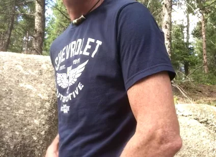 Pornstar Adam Kaye Jacks off in the Woods