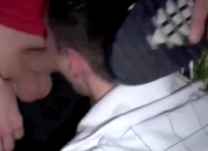 Sex tape with 2 sneakers boy at home