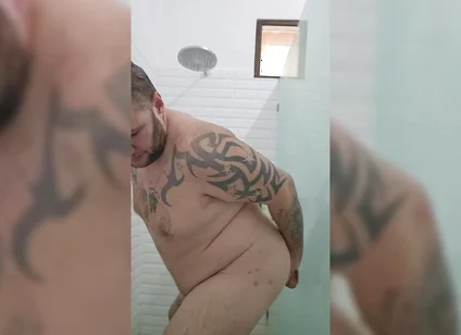 Jimbob Soapy Shower Dildo Riding