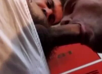Young footballer fucking on the locker room outdoor