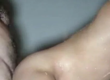 French slut twink fucked bareback by Stepdaddy master under the public shower