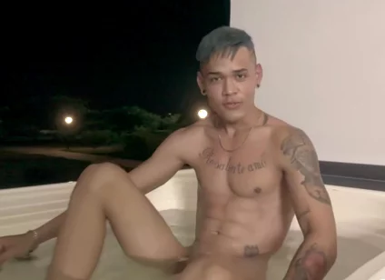 Posing Teenage 18+ Latino Muscle Boy Soft Penis