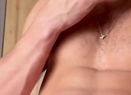 Solo Jerk off Blows Huge Load Big Dick Uncut King Latino
