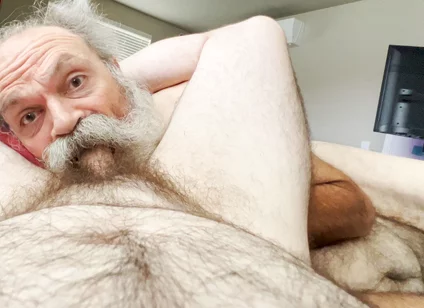 Old Hairy Daddy Bear Sucks Boy