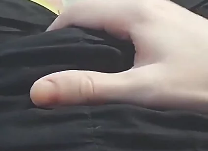 Jerking off in Shorts - Large Dried Stains of Cum All Over My Body