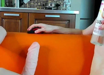 I Watered Alex's Cock with Lube but His Cock Is Very Sensitive!